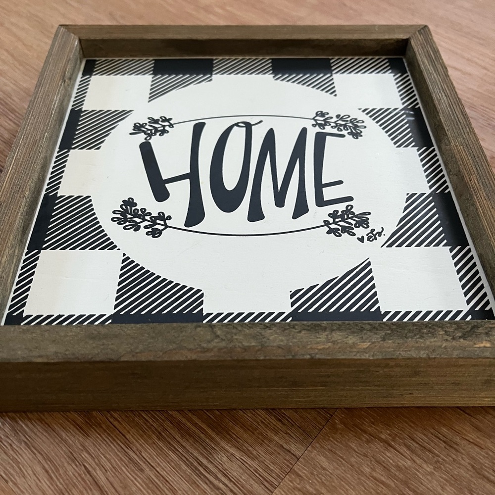 Wood Home Sign - Picture 3 of 6